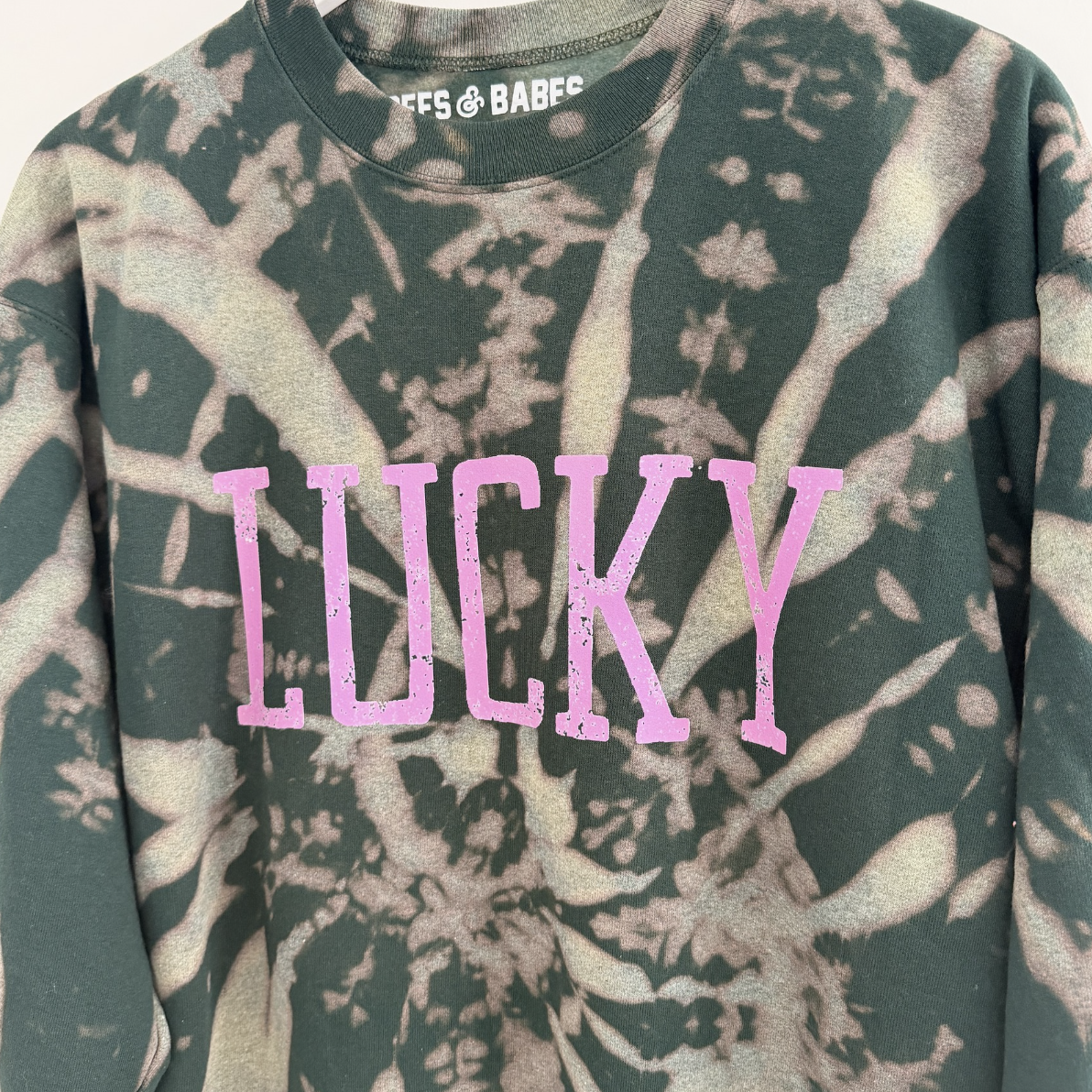 LUCKY DYE ♡ tie-dye sweatshirt