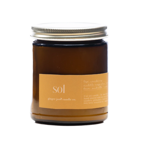 Sol • 8 oz Soy Candle - HoneyBug 