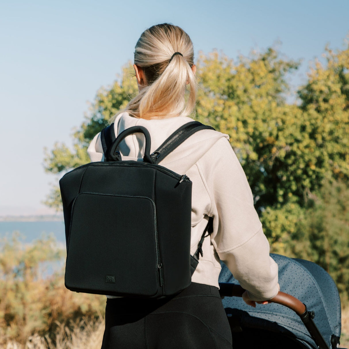 Ebony Seoul Neoprene Backpack II - HoneyBug 