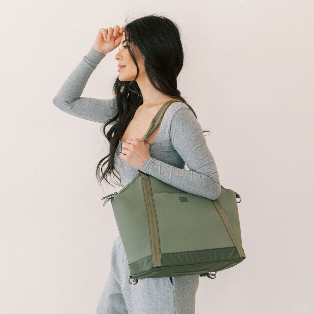 Sage Seoul Neoprene Tote - HoneyBug 