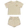 Short Sleeve Cotton Terry Set