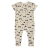 Short Sleeve Henley Romper