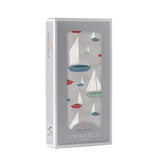 Marina Sailboats Bamboo Swaddle - HoneyBug 