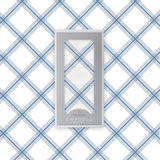 Blue Buffalo Check Plaid Swaddle - HoneyBug 