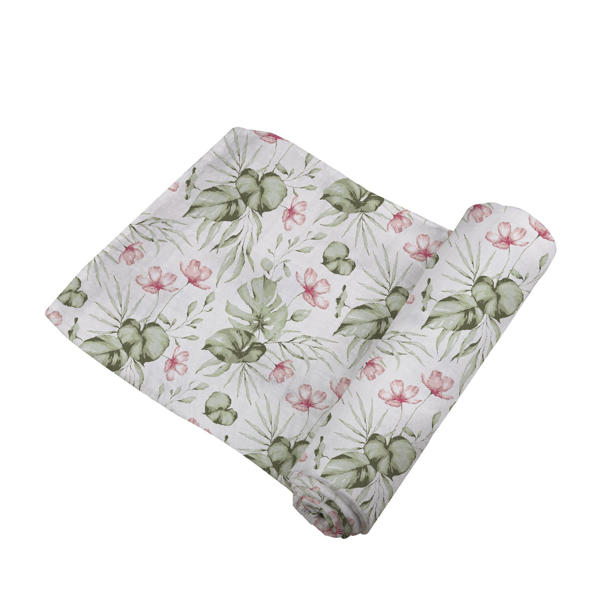 Silver Pink Orchid Swaddle
