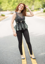 Snapback™ Postpartum Leggings - Black - HoneyBug 
