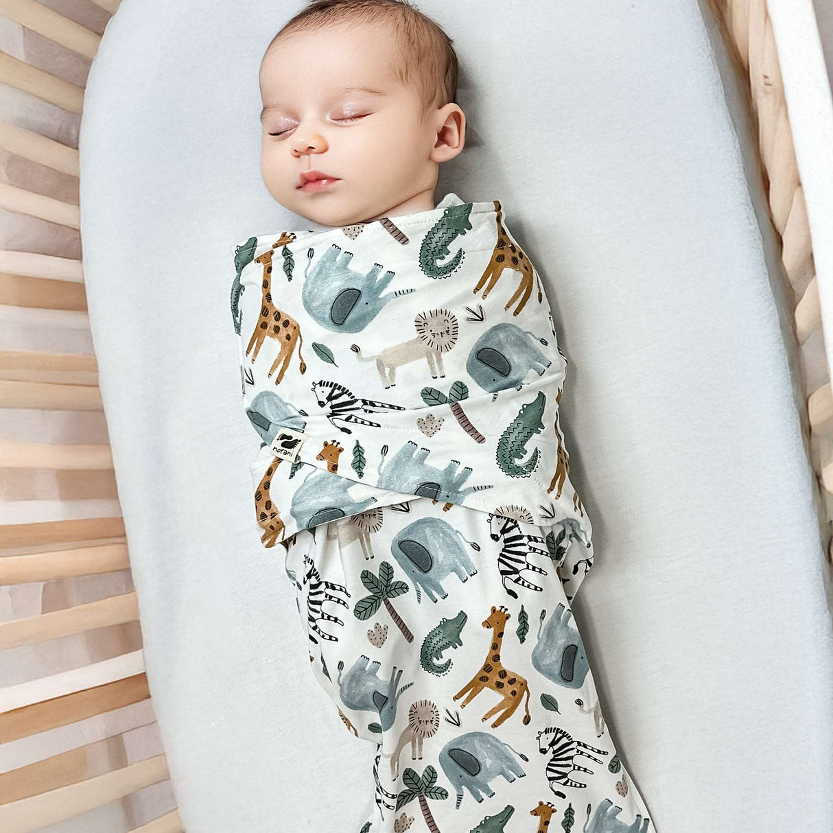 Snugababe Swaddle™ Sleep Pod - Safari Animals