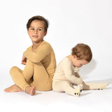 Latte Bamboo Kids Pajamas - HoneyBug 