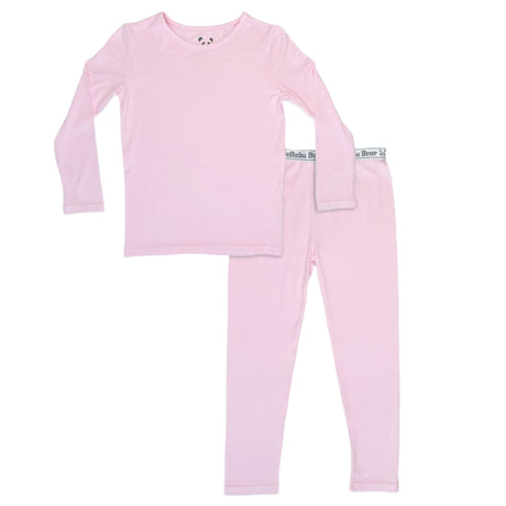 Blush Pink Bamboo Kids Pajamas - HoneyBug 