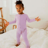 Lavender Bamboo Convertible Footie - HoneyBug 
