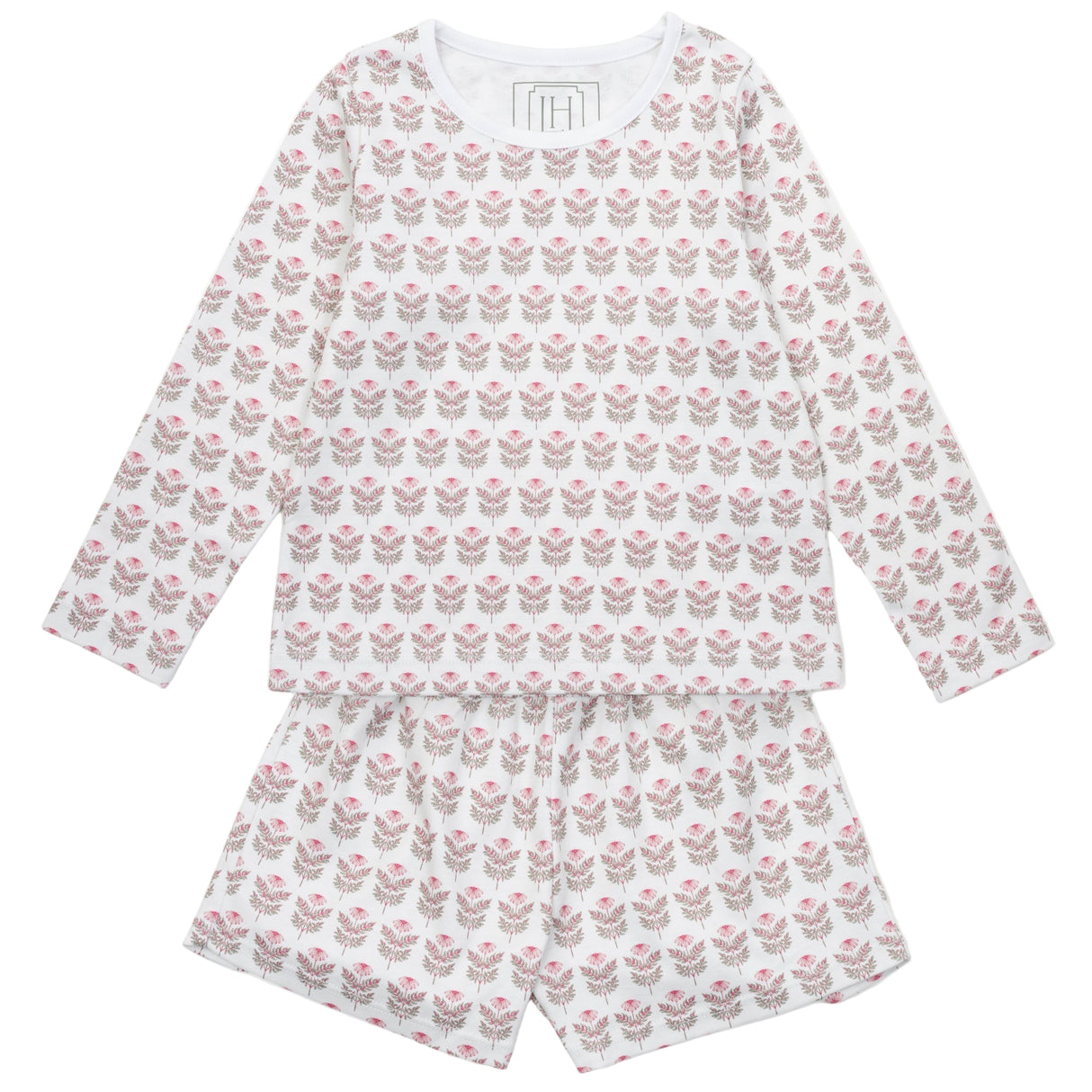 Sophie Girls' Short Set - Berkshire Batik Floral - HoneyBug 
