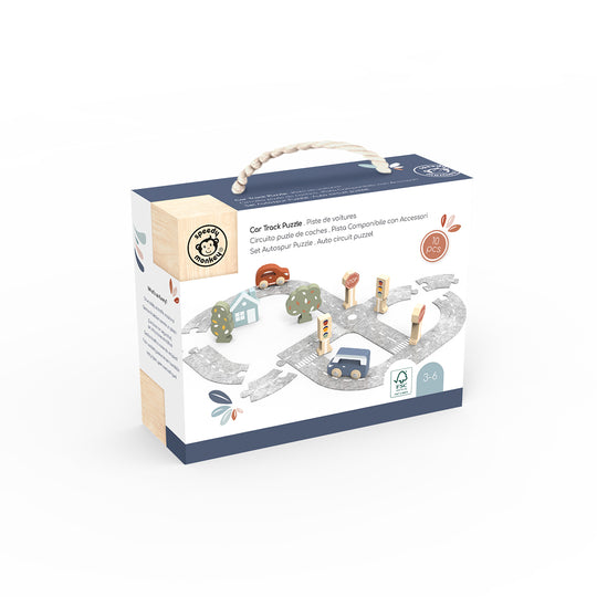 Car Track Puzzle - HoneyBug 