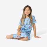 SpongeBob SquarePants: Good Vibes Bamboo Girls' Short Sleeve Dress - HoneyBug 