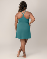 Stevie Active Racerback Nursing Dress | Teal - HoneyBug 