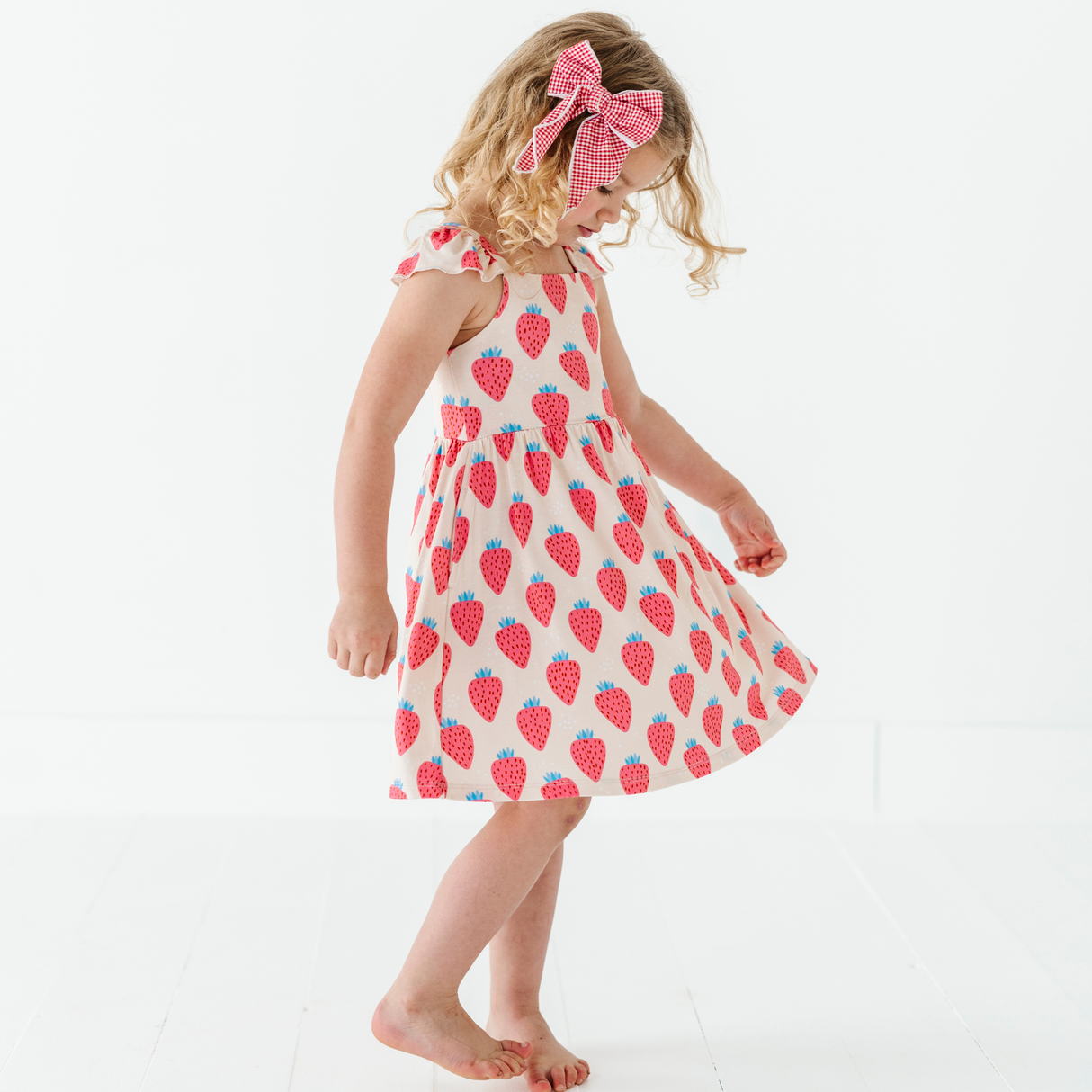 You're My Jam Strawberry Toddler/Girls Dress