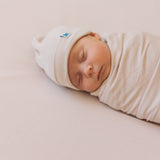 Stretch Knit Crib Sheet - Soft Blush - HoneyBug 