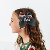 Rustic Blooms Clip Bow