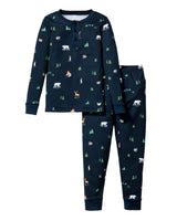 Kid's Pima Snug Fit Pajama Set in Arctic Antics