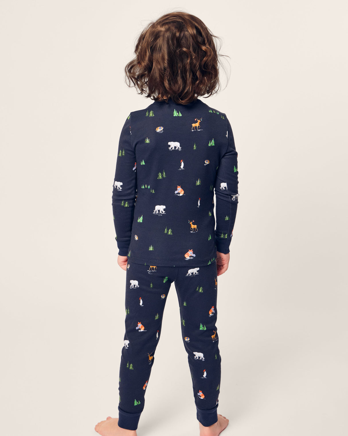 Kid's Pima Snug Fit Pajama Set in Arctic Antics