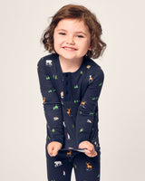 Kid's Pima Snug Fit Pajama Set in Arctic Antics