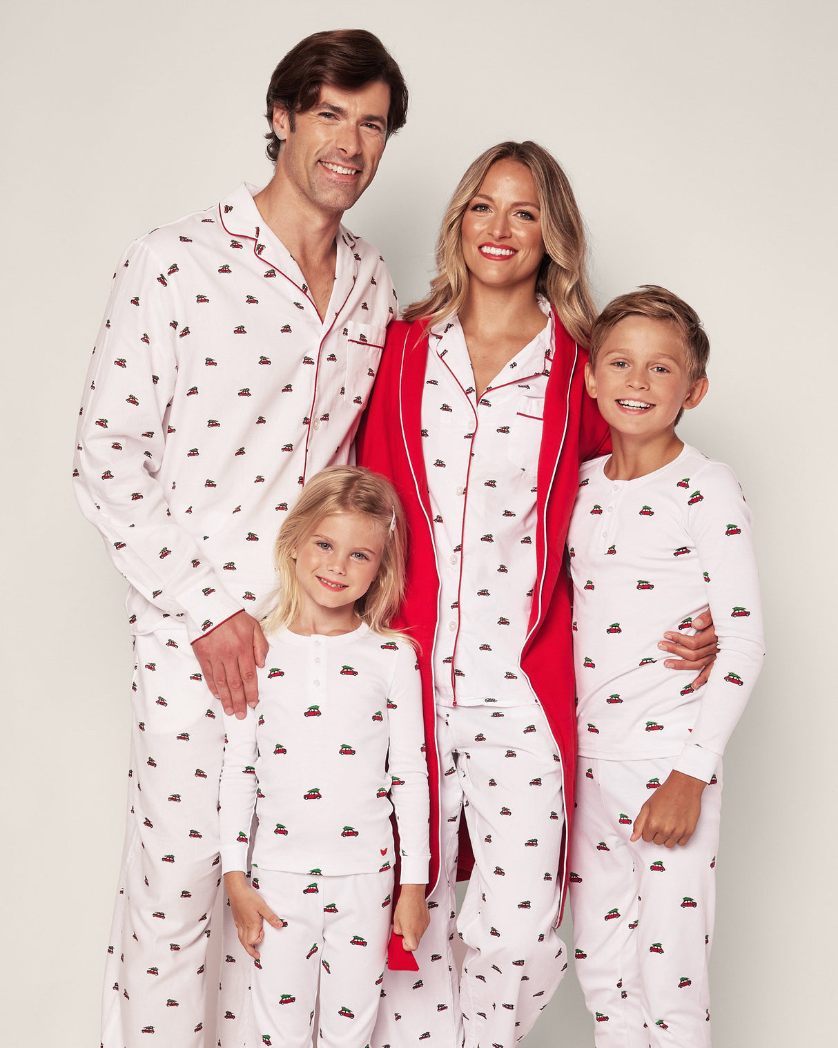 Kid's Pima Snug Fit Pajama Set in Holiday Journey