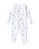 Baby's Pima Romper in Jingle Paws