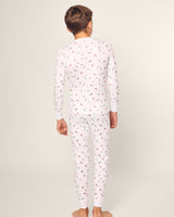 Kid's Pima Snug Fit Pajama Set in Après Ski