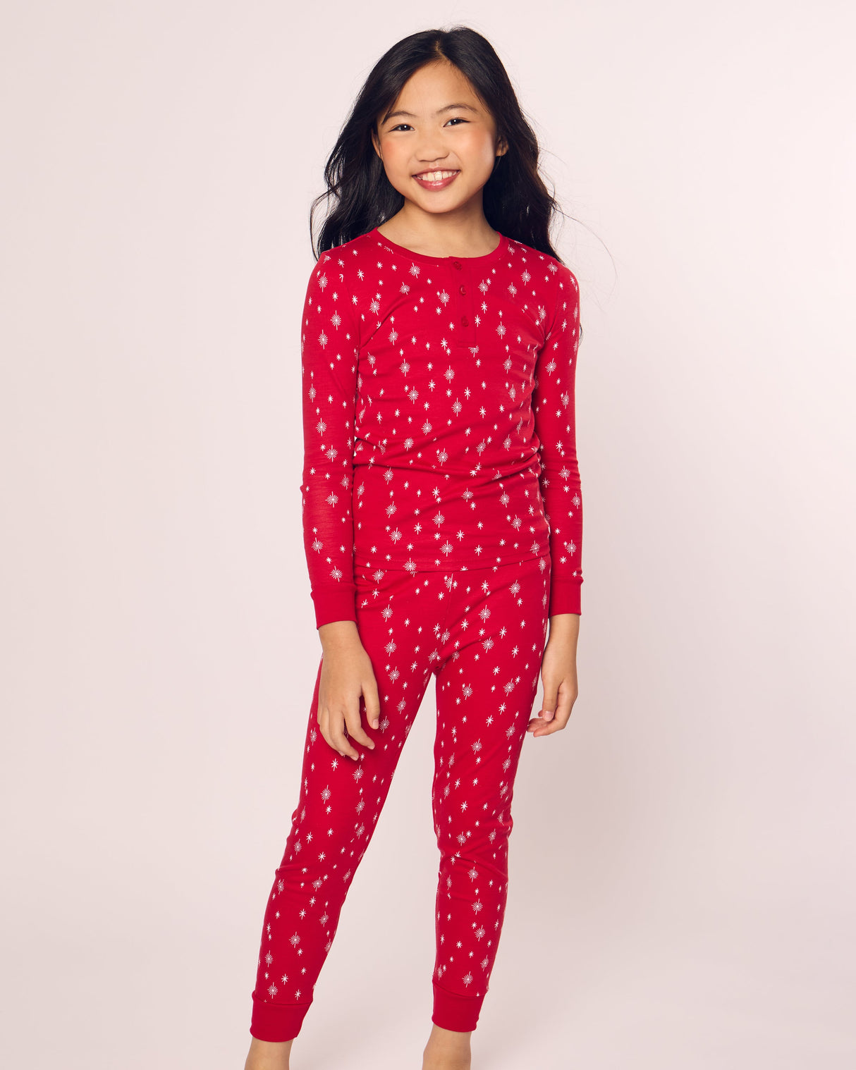 Kid's Pima Snug Fit Pajama Set in Starry Night