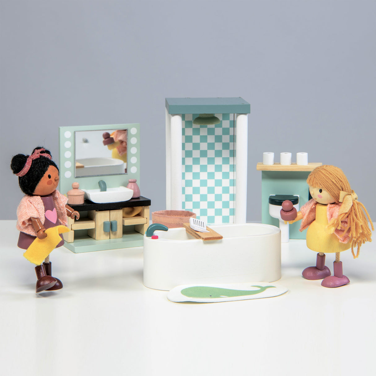 Dolls House Bathroom Furniture - HoneyBug 