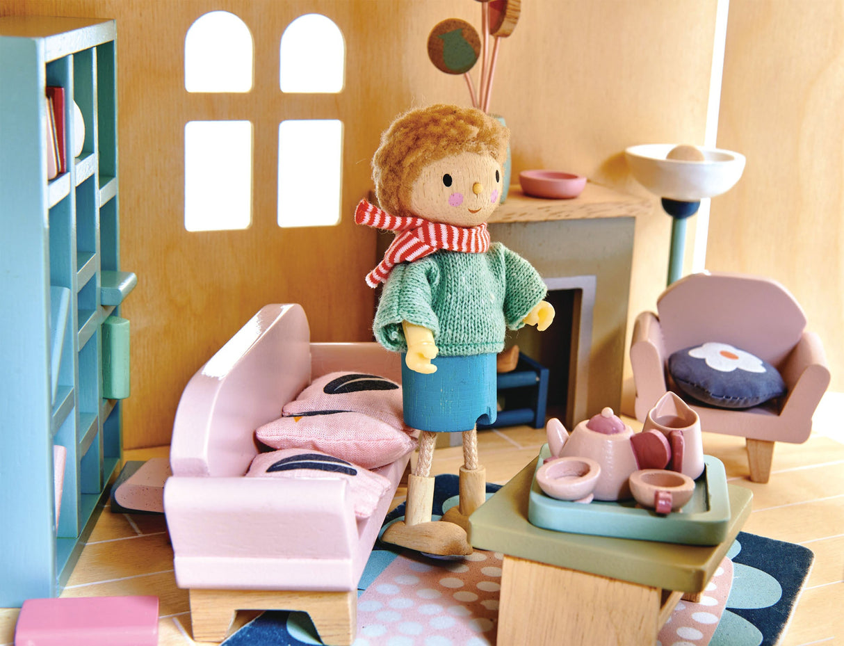 Dolls House Sitting Room Furniture - HoneyBug 