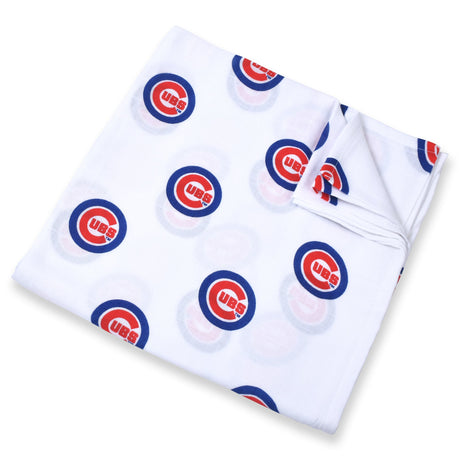 Chicago Cubs Swaddle Blanket - HoneyBug 