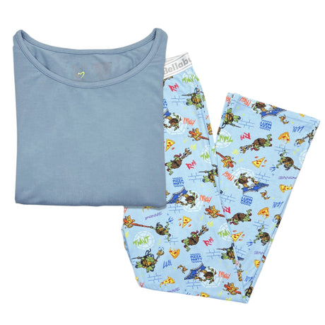 Teenage Mutant Ninja Turtles: Mutant Mayhem Movie Bamboo Men's Pajama Set - HoneyBug 