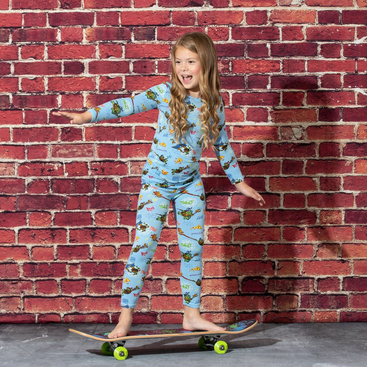 Teenage Mutant Ninja Turtles: Mutant Mayhem Movie Bamboo Kids Pajamas - HoneyBug 