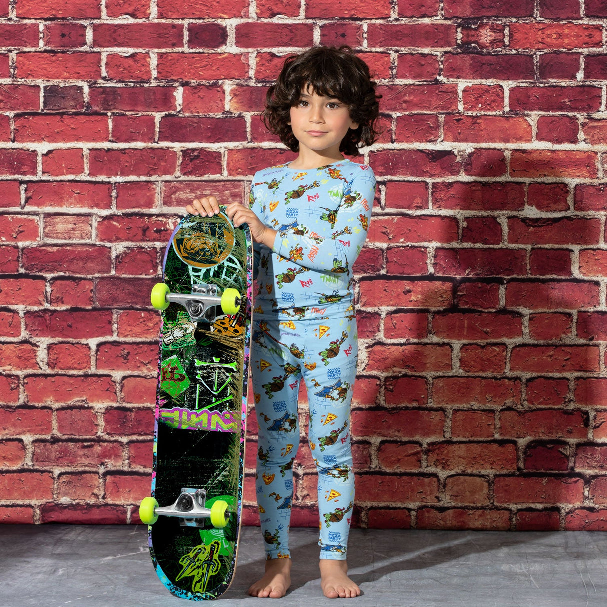 Teenage Mutant Ninja Turtles: Mutant Mayhem Movie Bamboo Kids Pajamas - HoneyBug 