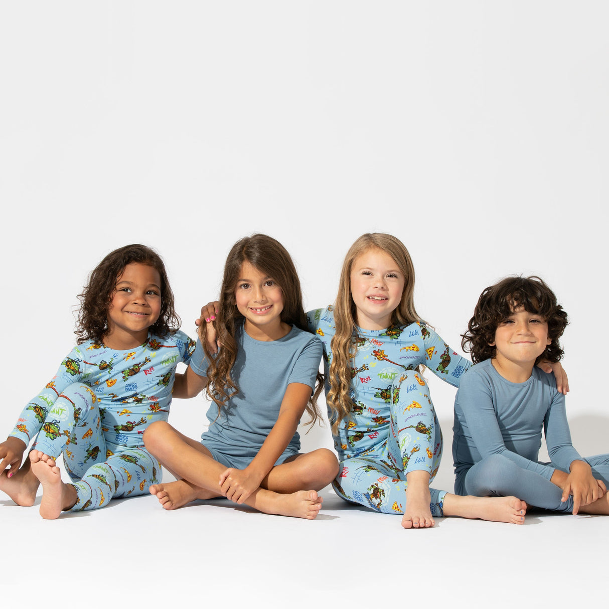 Teenage Mutant Ninja Turtles: Mutant Mayhem Movie Bamboo Kids Pajamas - HoneyBug 