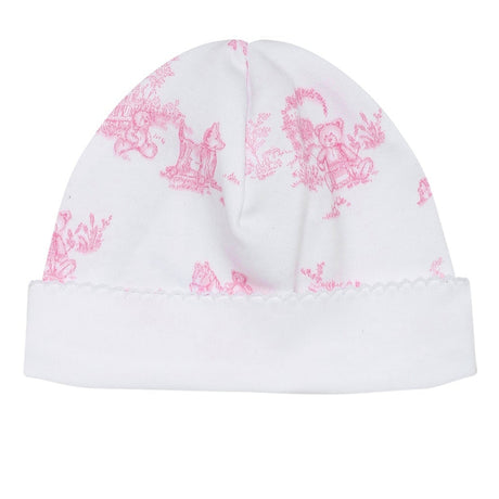 Pink Toile Hat - HoneyBug 