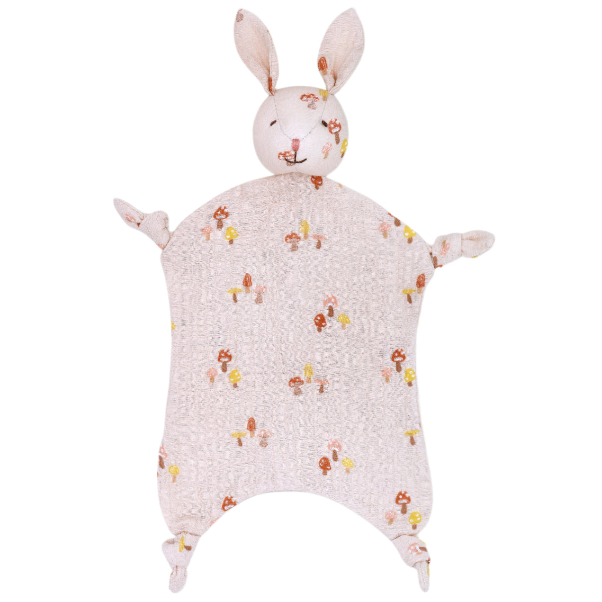 Muslin Bunny Lovey - Mini Mushroom - HoneyBug 