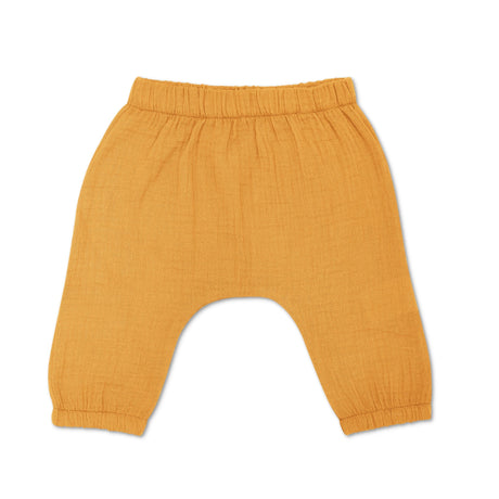 Muslin Pants - Mustard - HoneyBug 