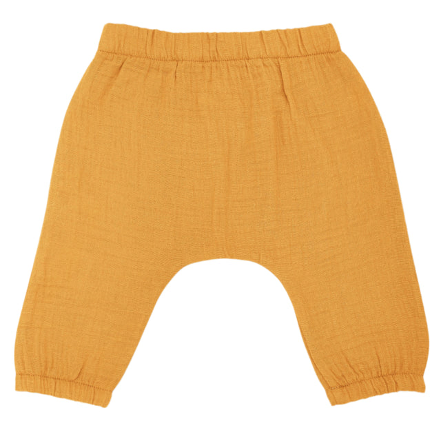 Muslin Pants - Mustard - HoneyBug 