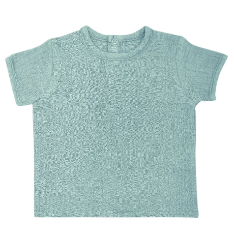 Muslin Short Sleeve Shirt - Teal - HoneyBug 