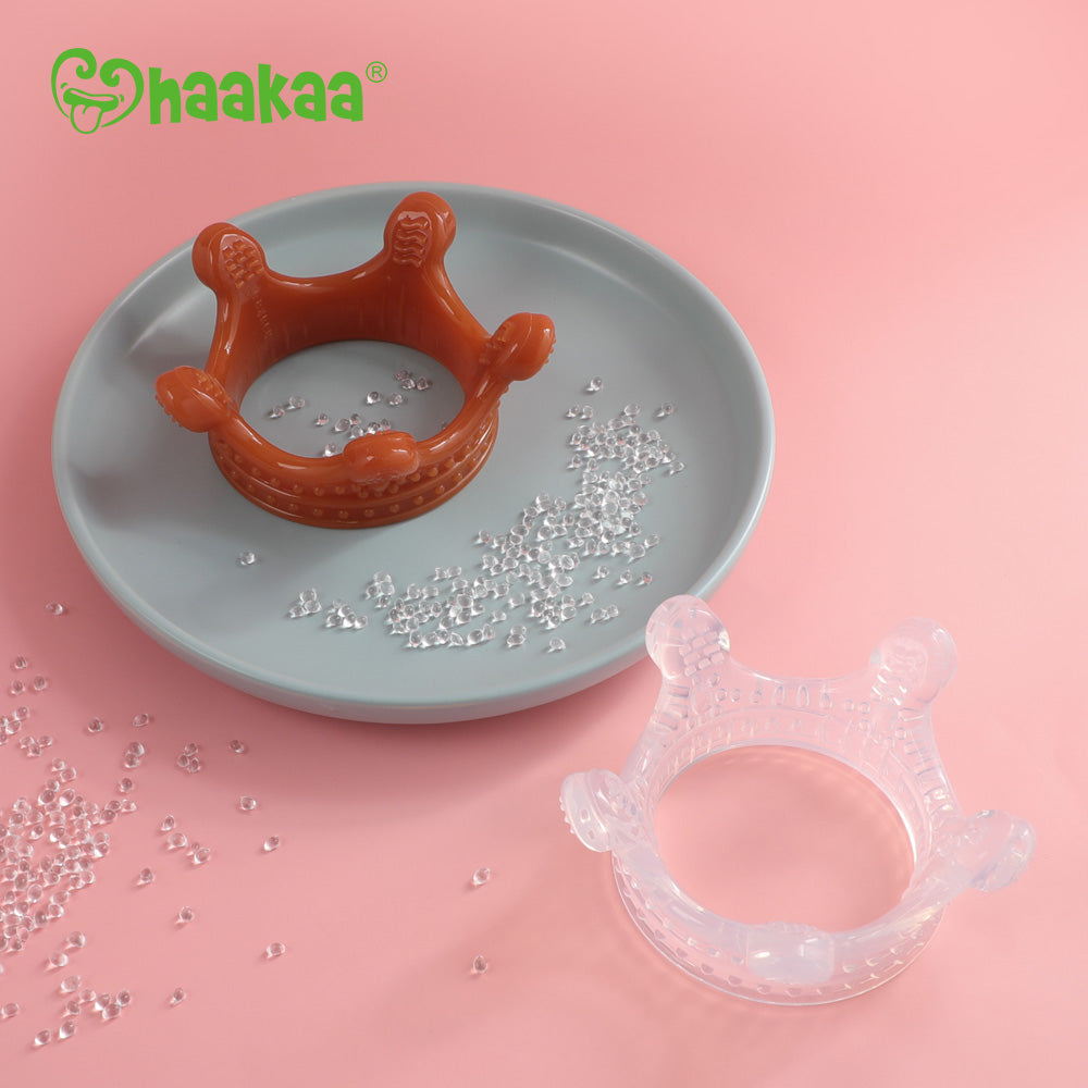 Haakaa Silicone Crown Teether - Clear