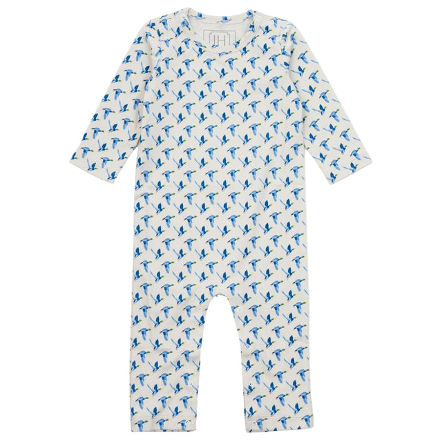 Thompson Boys' Pima Cotton Romper - Mallard Ducks - HoneyBug 