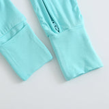 Tranquil Turquoise Zippered Baby Romper