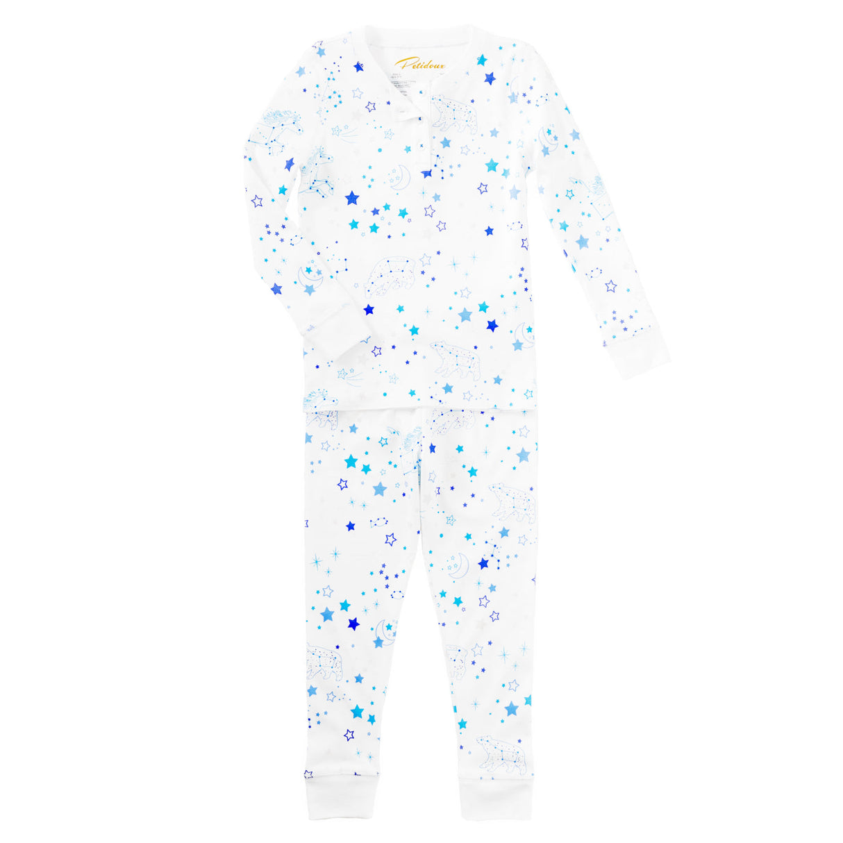 Stars & Constellation Blue Pajamas - HoneyBug 