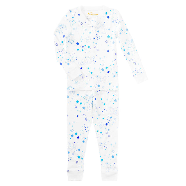 Stars & Constellation Blue Pajamas - HoneyBug 
