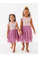 Bamboo Tulle Dress - Darling Spring Daisy - HoneyBug 
