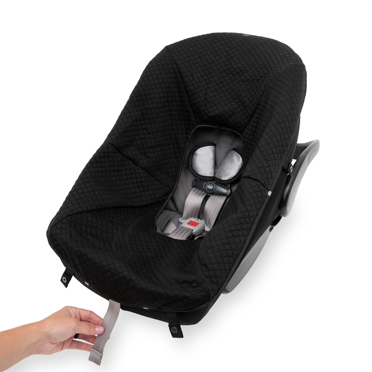 Infant Car Seat Footmuff - Pearl - HoneyBug 