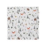 Cotton Muslin Swaddle Blanket 3 Pack - Forest Friends 2 - HoneyBug 