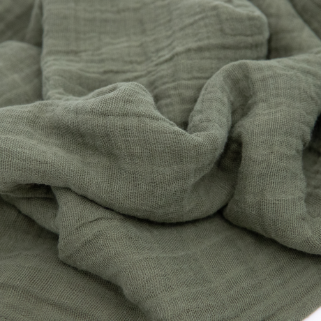 Cotton Muslin Swaddle Blanket 3 Pack - Fern 2 - HoneyBug 