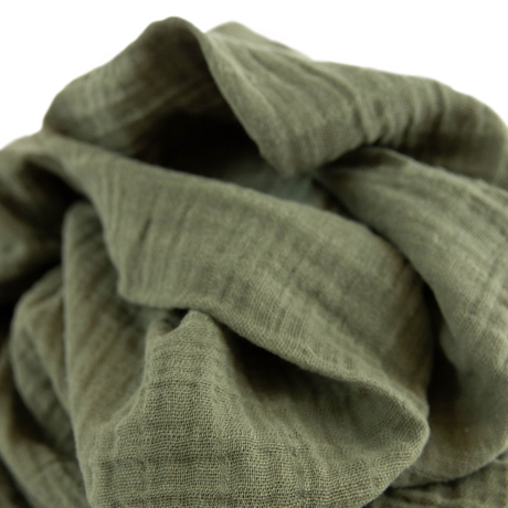 Cotton Muslin Swaddle Blanket - Fern